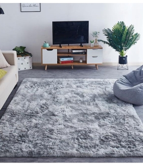 Thảm Lông Màu Xám Chuột 2m
