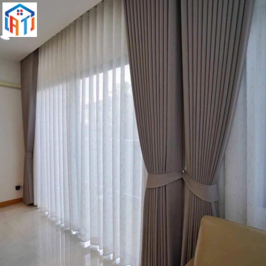 Rèm 2 Lớp Phòng Khách Sang Trọng