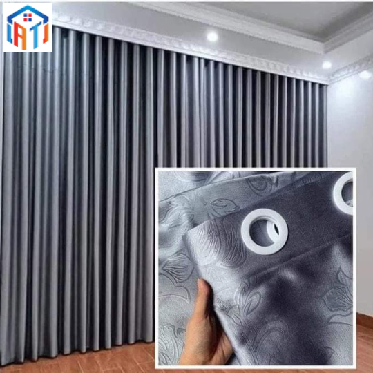 Rèm Cửa Nội Thất Màu Xám Ghi